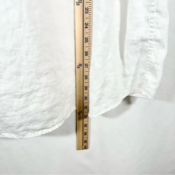 Ocean & Coast White Linen Button Down - Picture 12 of 14